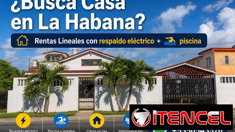 ➡️ Rentas Lineales con Respaldo Eléctrico 24h y Piscina | Casas de renta en zonas residenciales para larga estancia