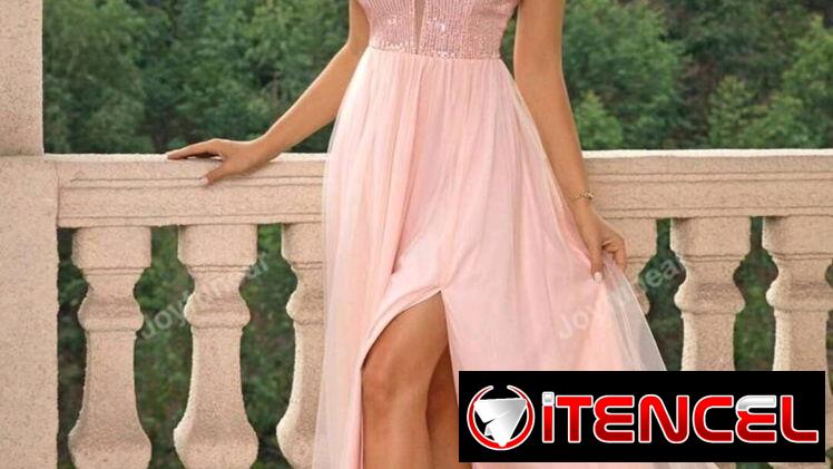 Vestido rosado talla M