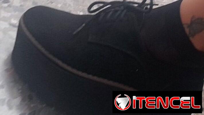 Tenis de Suela Ancha #37 (De USO)