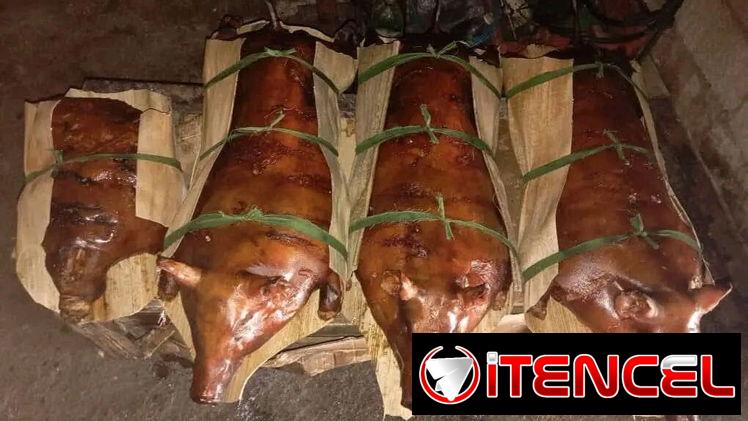 Cerdo entero para 70 comensales