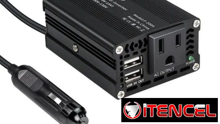 INVERSOR DE 12V a 110V de 200W de POTENCIA