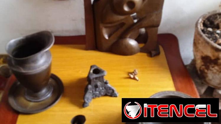 Piezas en bronce talladas