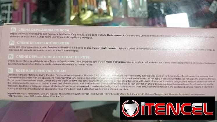 Crema depilatoria