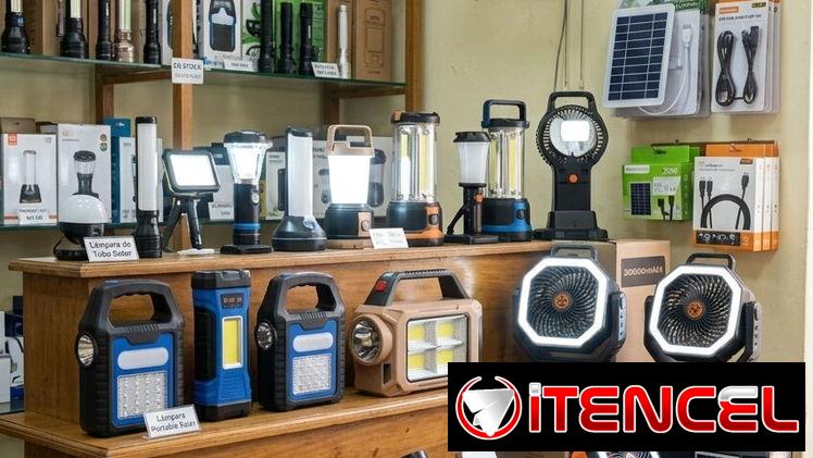 ​🔦 Linternas LED, Lámparas Recargables y Ventiladores – Entrega Inmediata ⚡