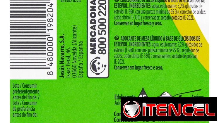 Edulcorante líquido stevia 150ml.