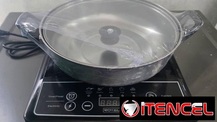 Cocina se inducción de una hornilla