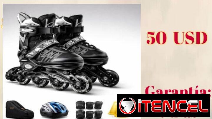 Patines con sus accesorios