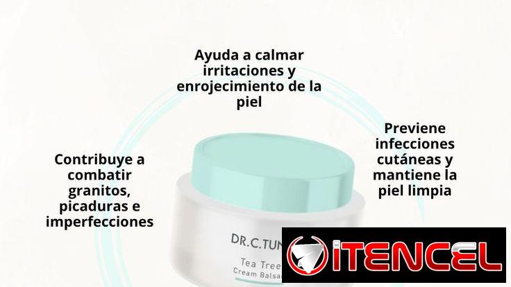 SET de jabón y bálsamo de Te tree para eliminar el acné de la cara