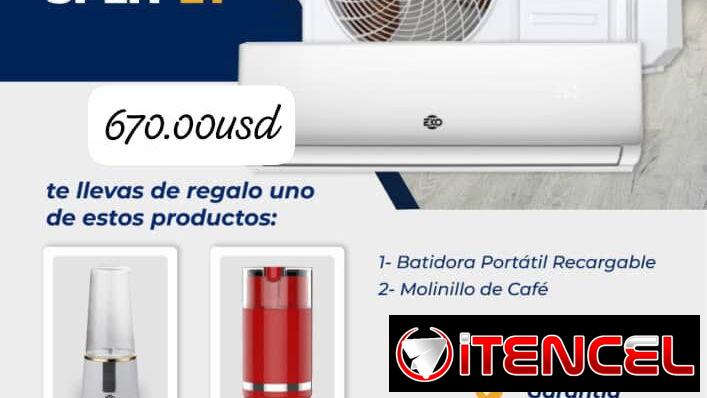 SPLIT EKO 1 Y 2 TONELADAS + SERVICIO DE MONTAJE INCLUÍDO