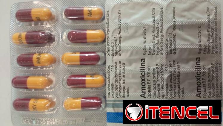 Amoxicilina 500mg blister de 10 cápsulas