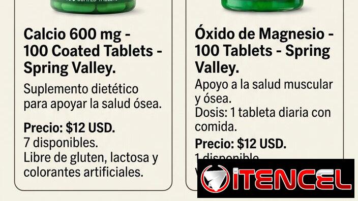 Vitaminas y minerales para adultos