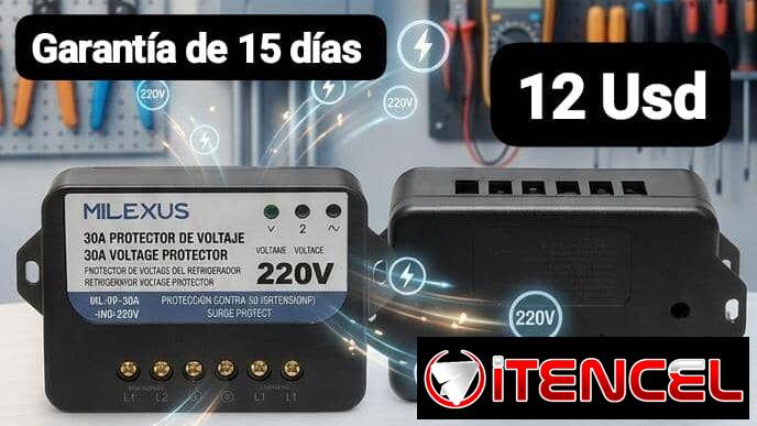 🔷 Protector de Linea Milexus 220 v, $12 usd❗
