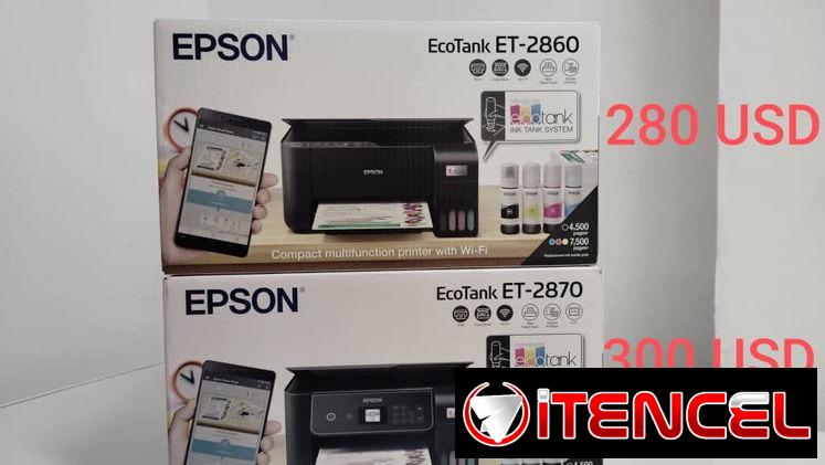 🔹Impresoras —- EPSON ET 2860 -280 USD —— EPSON ET 2870 -300 USD  —Tóner para Impresoras