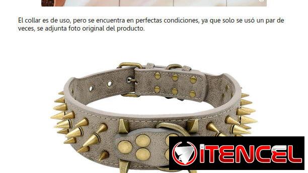 COLLAR DE LUJO DE PIEL GENUINA ¡CON DESCUENTO!