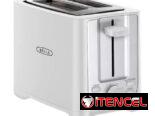 🍞 BELLA Tostadora 2 Rebanadas Ranuras Anchas Auto Shut-Off Blanca 6 Niveles + Defrost & Reheat | Envío* + Garantía**