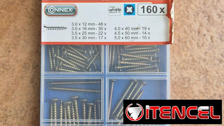 CAJA PEQUEÑA DE TORNILLOS (160 PCS)