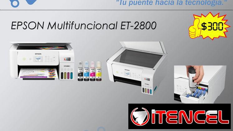 !!💻!! Impresora EPSON EcoTank ET-2800 SUPERTANK (multifuncional) + cable de regalo NUEVA en su caja !!💻!!