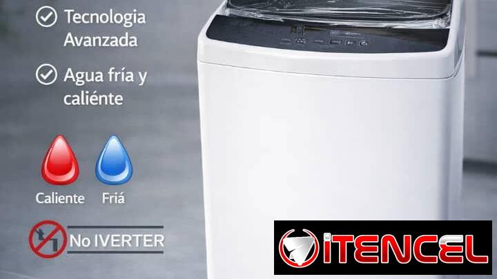 Lavadora LG automática 9 kg agua fría y caliente