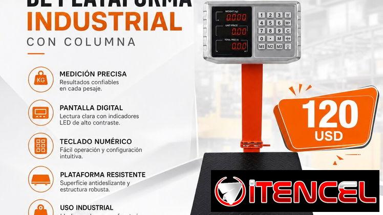 BALANZA DIGITAL DE PLATAFORMA INDUSTRIAL