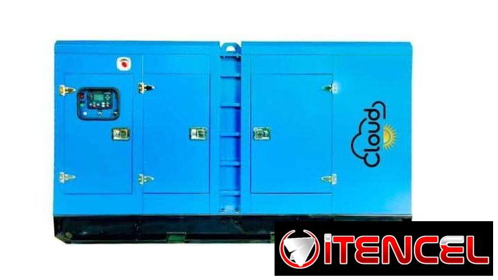 Grupo electrógeno TRIFÁSICO de diesel insonoro de 30 kW nuevo en el huacal con tranfer incluido