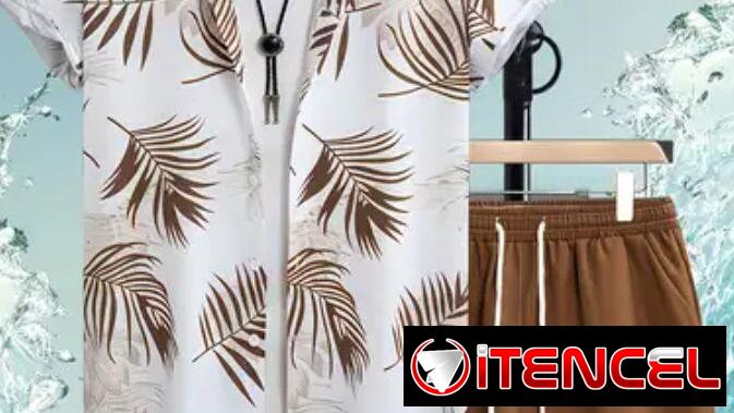 Conjunto camisa/short carmelita talla XXL