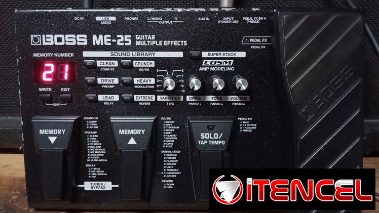 Multiefectos de Guitarra BOSS ME-25