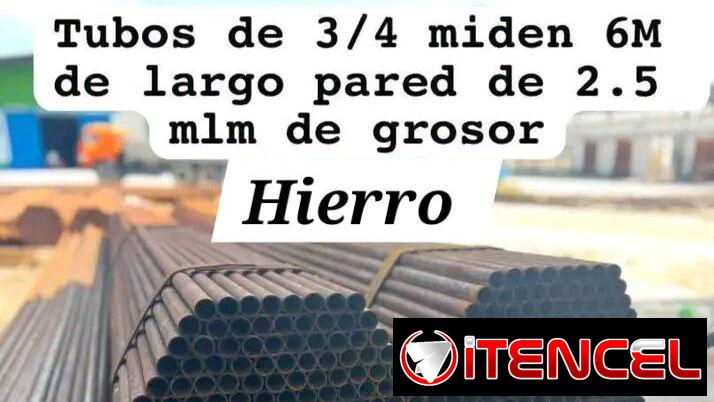 Tubos de Hierro 3/4
