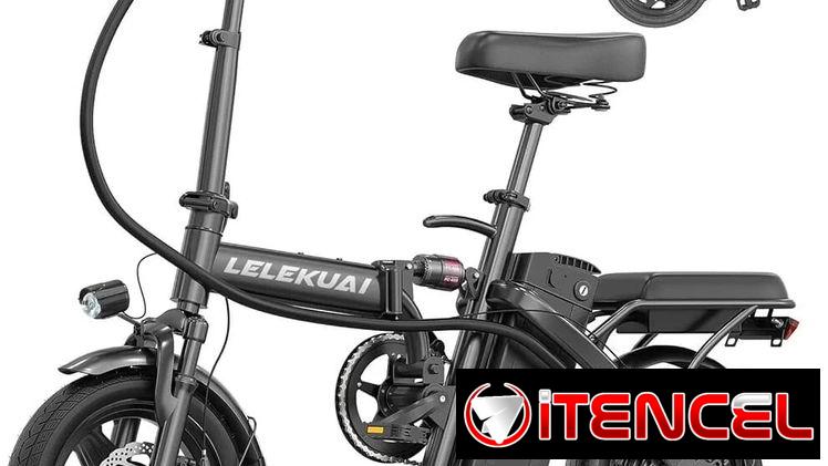 Bicicleta eléctrica LELEKUAI para adultos y adolescentes