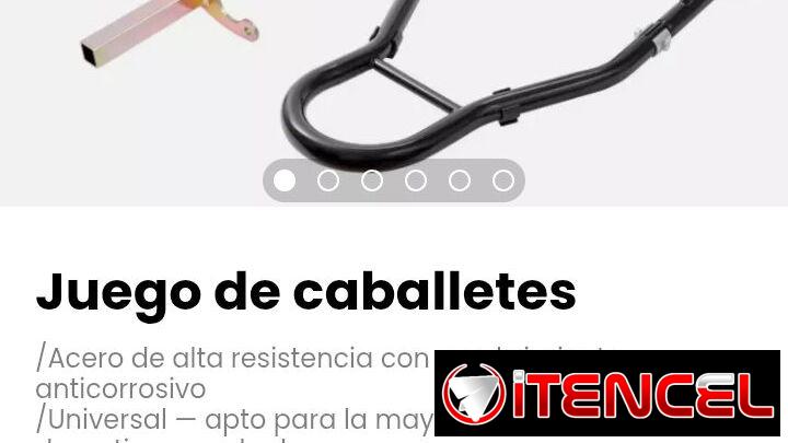 Juego de caballetes. Universal — apto para la mayoría de motos deportivas y naked