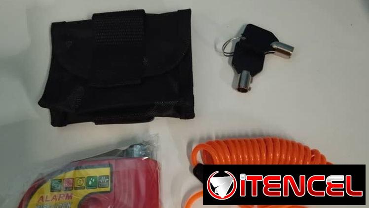 Vendo candado de moto con alarma. 20
