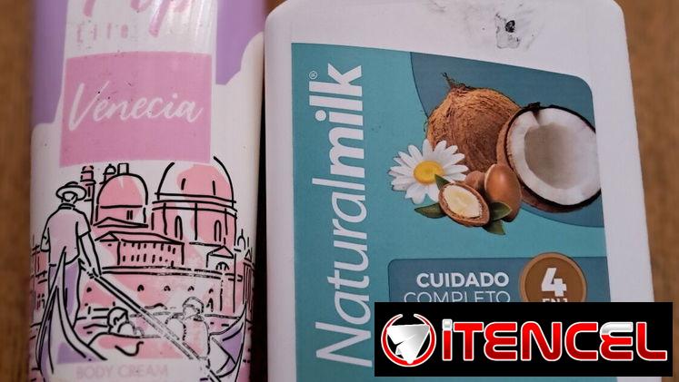 Cremas humectante para todo el cuerpo y brillantina para zapatos blancos.Mensajería adicional.