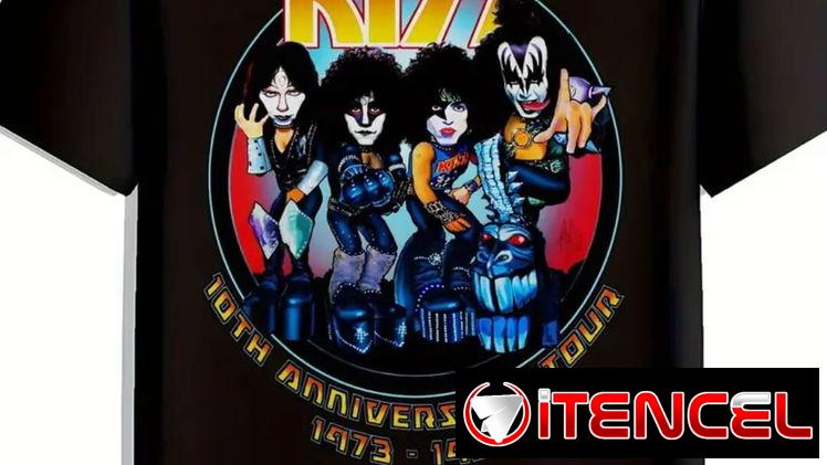 Camisetas de bandas de rock