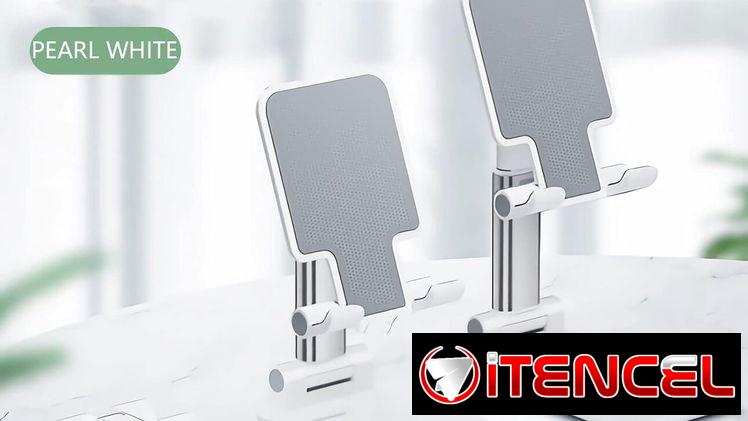 📱 Soporte Ajustable para Móvil ⚡ Estable, Plegable y Portátil 🏠 Escritorio & Hogar