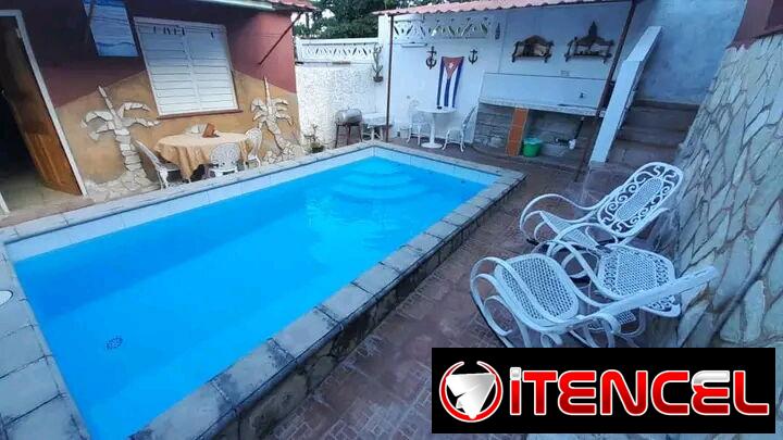 🏠Renta de Casas Guanabo. Casas de renta con piscina. Capacidad para 6 personas