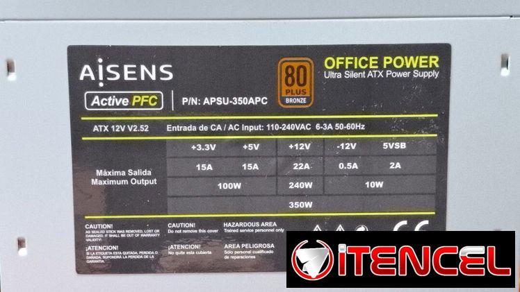 55341356— fuente para pc desde 350w hasta 1000w