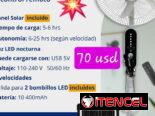 Ventilador recargable