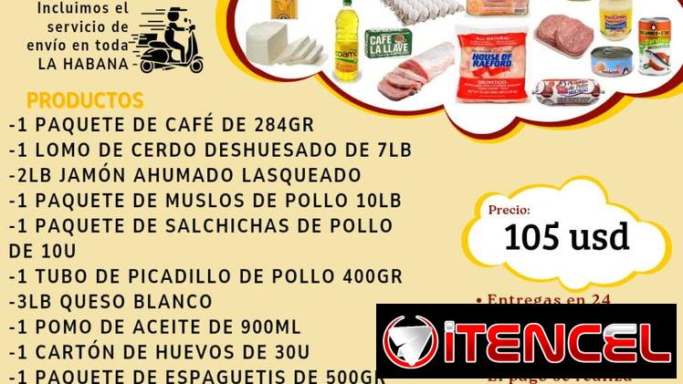 Combos de comida con entrega en toda La Habana – desde 47 USD (Kinetica)
