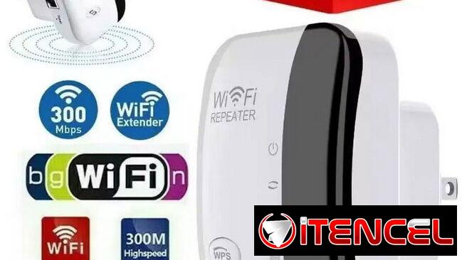EXTENSOR WIFI, REPETIDOR DE SEÑAL, COMPATIBLE CON NAUTA HOGAR, Y TODO TIPO DE ROUTER