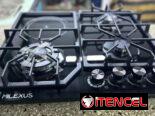 Cocina Empotrada 4 hornillas (3 gas + 1 Infrarojo Milexus 1200 w vidrio templado Negro recio $ 210 USD transporte Gratis