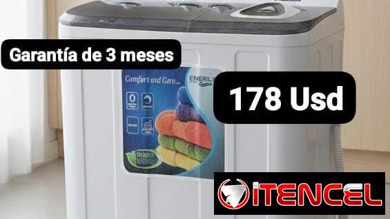 Lavadora Semiautomática 7kg, $178 USD!!!!
