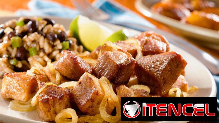 Masa de cerdo frita para 20 comensaless