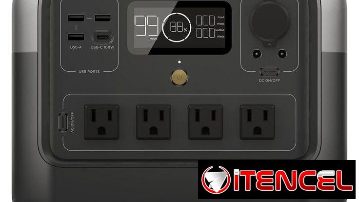 EcoFlow RIVER 2 Pro 800W 768Wh, 800W – Pico 1600W, Carga Rápida y Batería LiFePO Estación de Energía Portátil