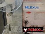 Ventilador 16 pulgadas Milexus Recargable Pedestal Batería Litihum duración 8 horas Precio $85 USD Transporte incluido