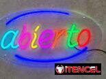Venta de Letreros que indican Abierto para negocios.