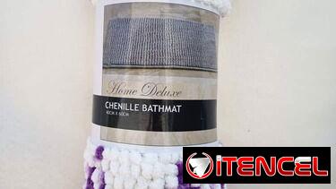 Alfombra de Chenilla – $ 10 USD  ✅ Fabricada en poliéster de chenilla, suave y absorbente. 📞56249037