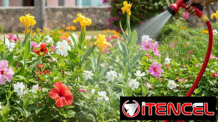 Manguera de jardín expandible hssta 15 m y 25 m