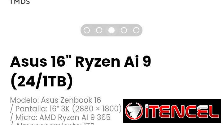 Asus 16″ Ryzen Ai 9 (24/1TB)