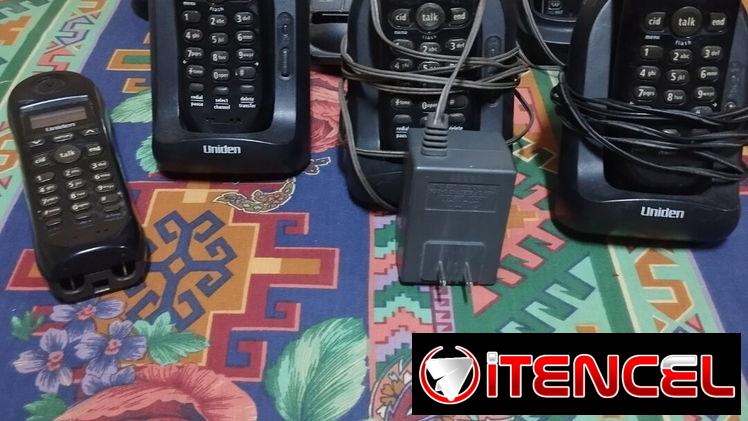 Los vendo en total 6 teléfonos inalambricos de uso, falta de mantenimiento o para piezas, se regalan baterías.