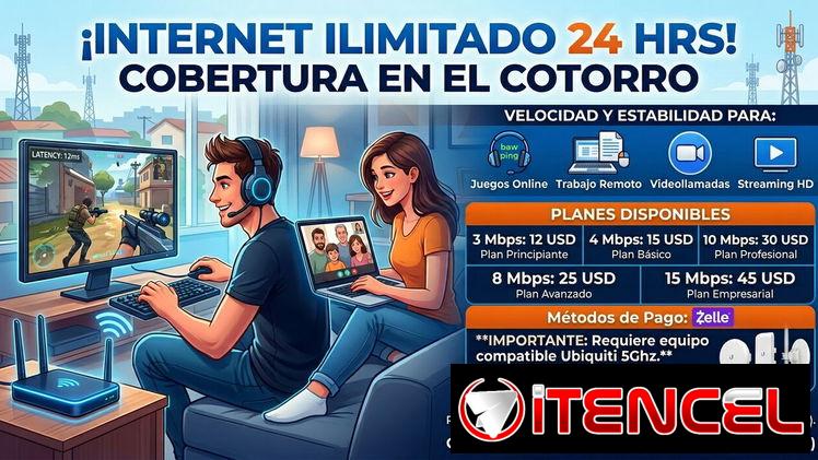 Internet Ilimitado 24 Hrs