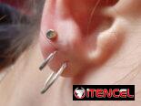 Perforaciones nariz, orejas a bebés y adultos con aretes Antialérgicos medicinales